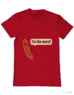 Tricou ADLER barbat I’m the wurst Rosu