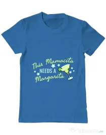 Tricou ADLER barbat Mamacita Albastru azuriu