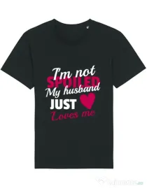 Tricou STANLEY STELLA barbat I’m not spoiled Negru