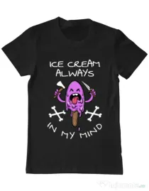 Tricou ADLER barbat Always in my mind Negru