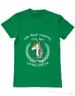 Tricou ADLER barbat Hoping for an unicorn Verde mediu