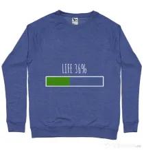 Bluza ADLER barbat Life Albastru melanj