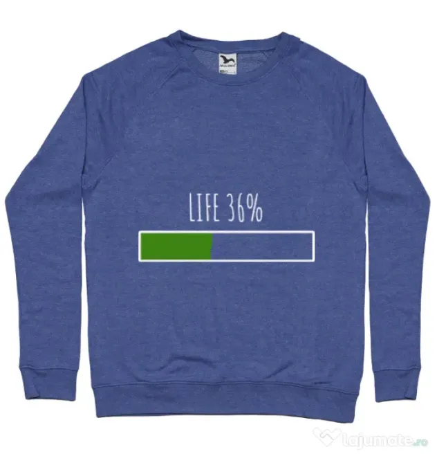 Bluza ADLER barbat Life Albastru melanj