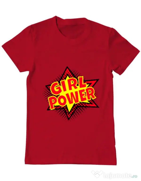 Tricou ADLER barbat Girl power Rosu