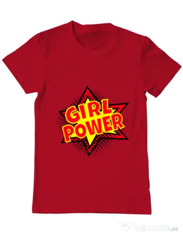 Tricou ADLER barbat Girl power Rosu