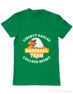 Tricou ADLER barbat Liberty eagles Verde mediu