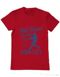 Tricou ADLER barbat Hit hard Rosu
