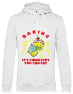 Hoodie barbat cu gluga Baking Alb