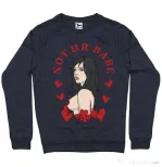 Bluza ADLER barbat Not ur babe Denim inchis