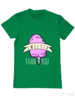 Tricou ADLER barbat Sweeter than you Verde mediu