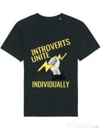 Tricou STANLEY STELLA barbat Introverts unite Negru