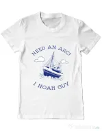 Tricou ADLER barbat Need an arc? Alb