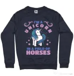 Bluza ADLER barbat Just a unicorn Denim inchis