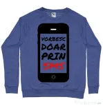 Bluza ADLER barbat Vorbesc doar prin sms Albastru melanj