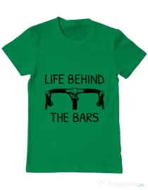Tricou ADLER barbat Life behind the bars Verde mediu