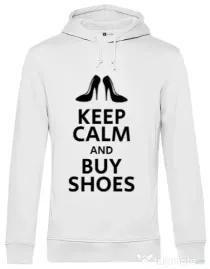 Hoodie barbat cu gluga Buy shoes Alb