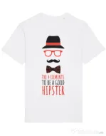 Tricou STANLEY STELLA barbat Good hipster Alb