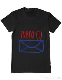 Tricou ADLER barbat Inbox Negru