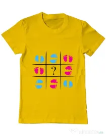 Tricou ADLER barbat Baby Steps Galben