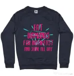 Bluza ADLER barbat Eat diamonds Denim inchis