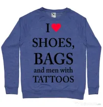 Bluza ADLER barbat I love shoes Albastru melanj