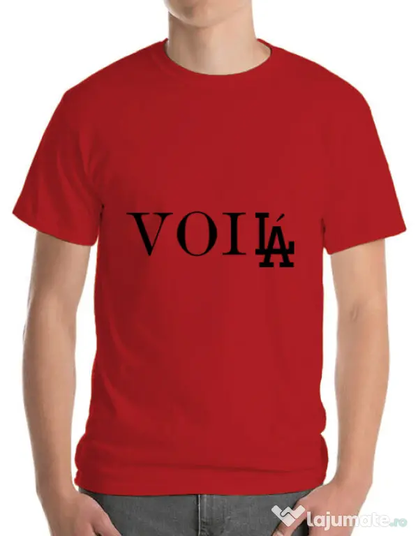 Tricou ADLER barbat Voila Rosu