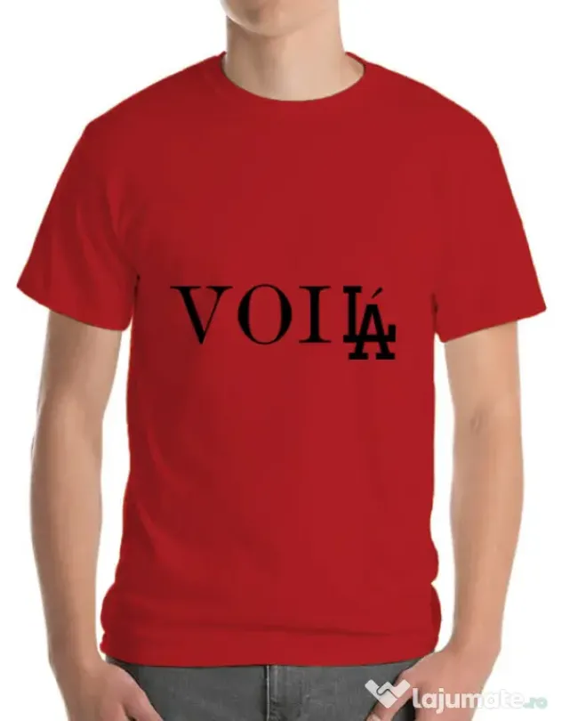 Tricou ADLER barbat Voila Rosu