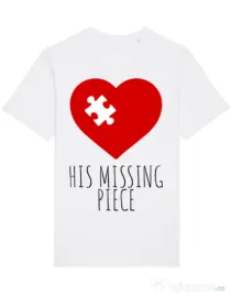 Tricou STANLEY STELLA barbat His missing piece Alb