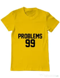 Tricou ADLER barbat 99 Problems Galben