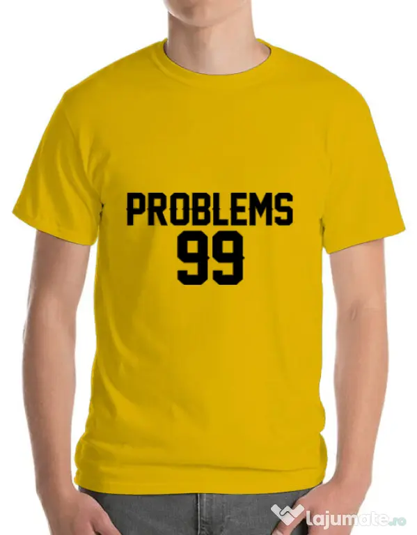 Tricou ADLER barbat 99 Problems Galben