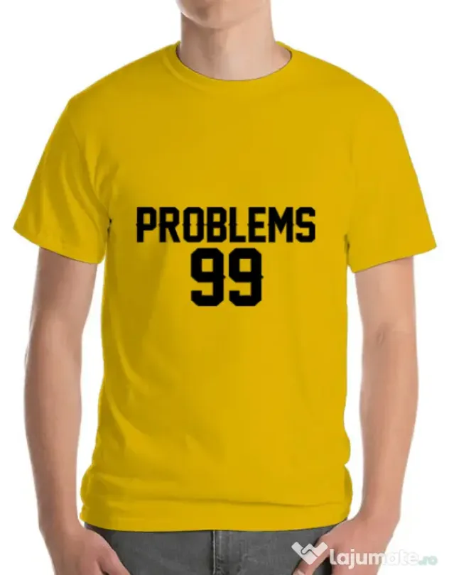 Tricou ADLER barbat 99 Problems Galben