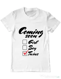 Tricou ADLER barbat Coming soon 2 Alb