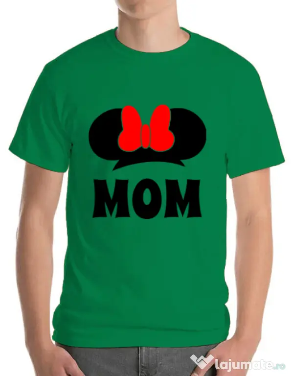 Tricou ADLER barbat Mouse mom Verde mediu