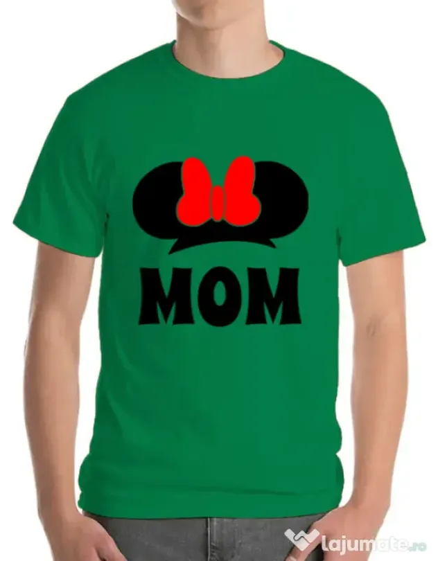 Tricou ADLER barbat Mouse mom Verde mediu