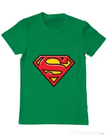 Tricou ADLER barbat Superman Verde mediu