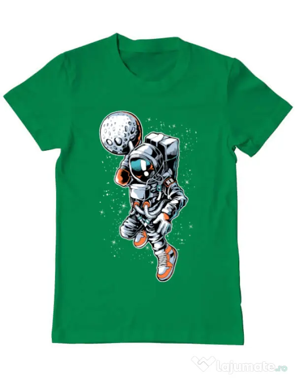 Tricou ADLER barbat Astronaut Verde mediu