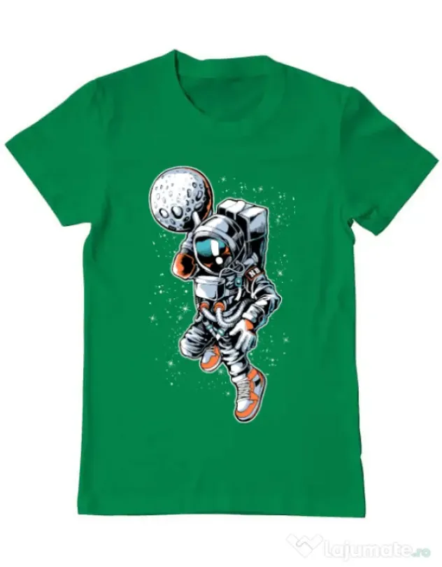Tricou ADLER barbat Astronaut Verde mediu