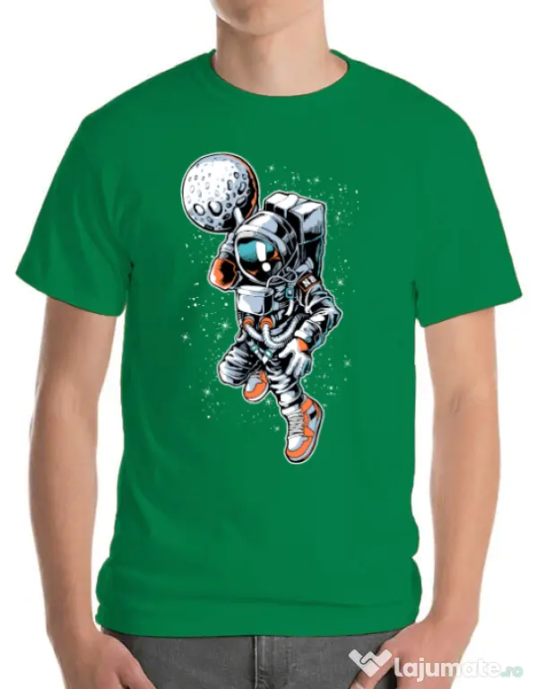 Tricou ADLER barbat Astronaut Verde mediu