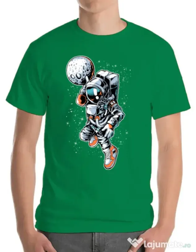 Tricou ADLER barbat Astronaut Verde mediu