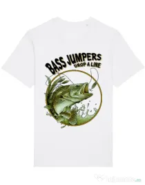 Tricou STANLEY STELLA barbat Bass jumpers drop a line Alb