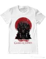 Tricou ADLER barbat Game of Clones Alb