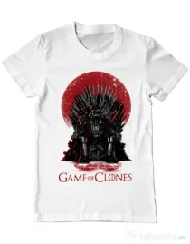 Tricou ADLER barbat Game of Clones Alb