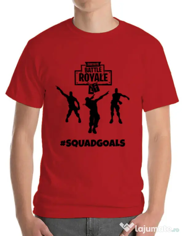 Tricou ADLER barbat Squad goals Rosu