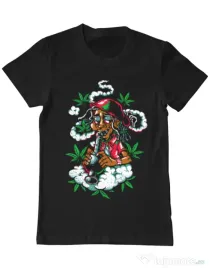 Tricou ADLER barbat Jamaican Negru
