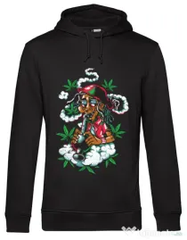 Hoodie barbat cu gluga Jamaican Negru