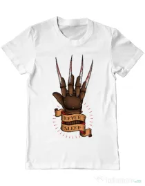 Tricou ADLER barbat Never sleep Alb