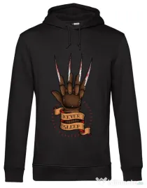 Hoodie barbat cu gluga Never sleep Negru