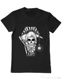 Tricou ADLER barbat Experience death Negru