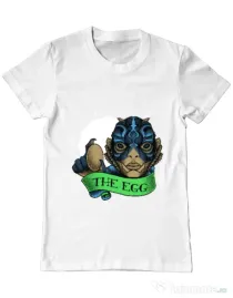 Tricou ADLER barbat Shape of water Alb
