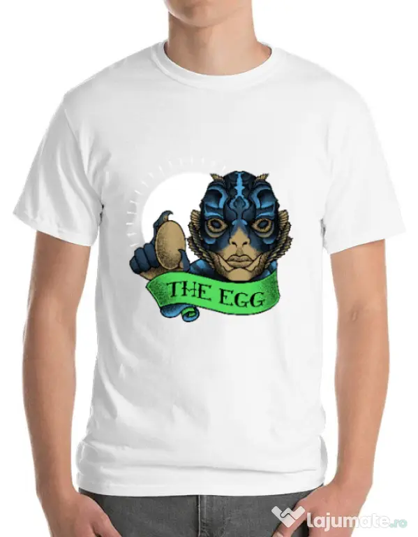 Tricou ADLER barbat Shape of water Alb